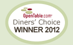 Diner's Choice Award 2012